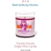 Nến thơm Bath & Body Works Sunrise Woods Single Wick Candle